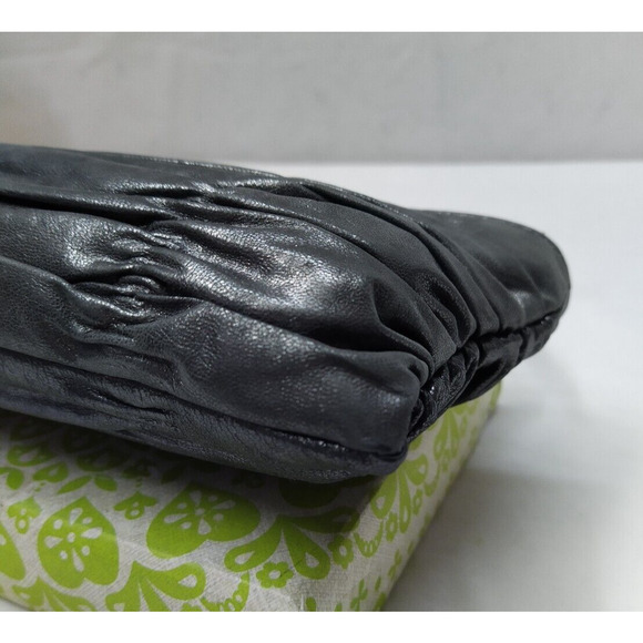 Michael Kors Metallic Gray Leather Zipper Closure Small Shoulder Bag - Picture 13 of 13